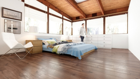 Кварцевый ламинат Fargo Комфорт Дуб Южная Ночь 81996-6