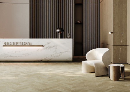 Кварцевый ламинат Fargo Штучный паркет Дуб Атлантик 44-653-41